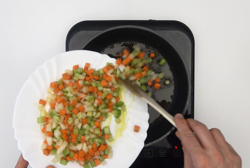 Ñoquis con salsa boloñesa