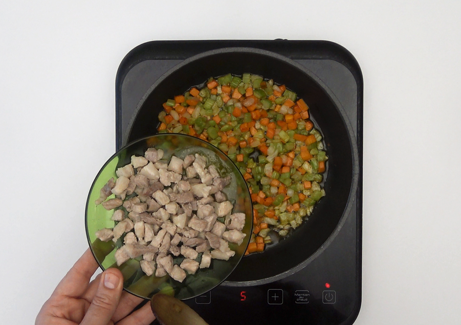 Ñoquis con salsa boloñesa