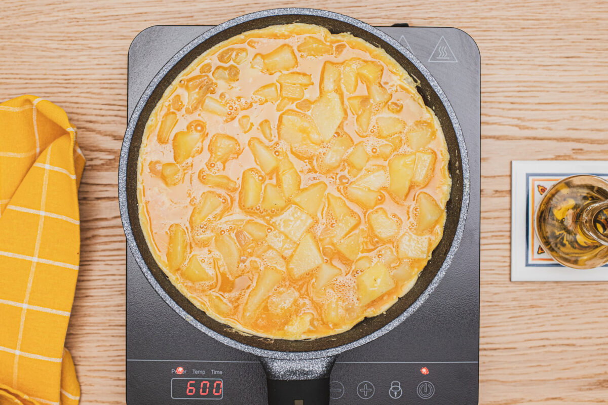 tortilla de patatas al microondas 10