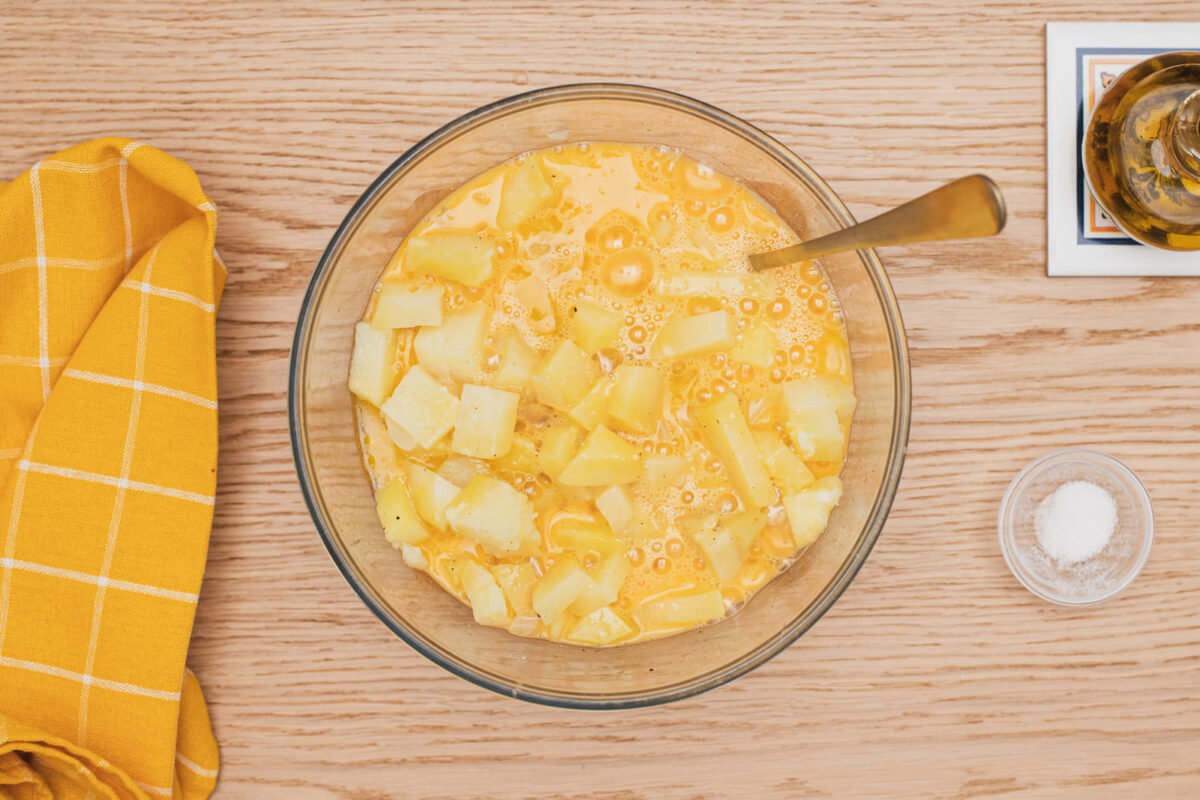 tortilla de patatas al microondas 9