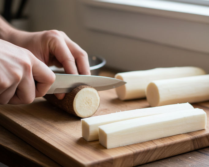 Yuca al horno o yuca asada