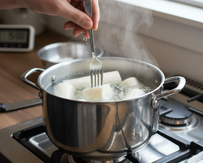 Yuca al horno o yuca asada