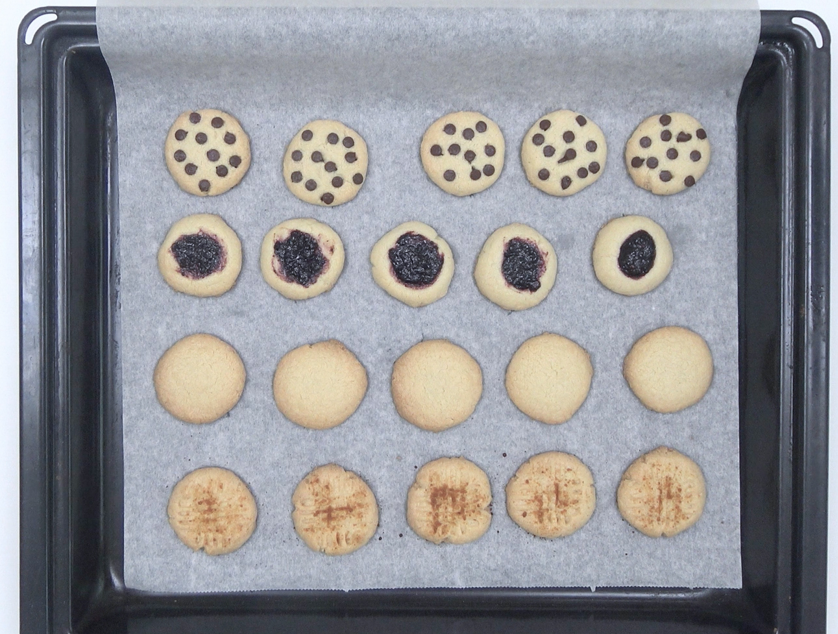 4 tipos de galletas de mantequilla