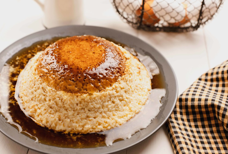 Flan de huevo sin horno