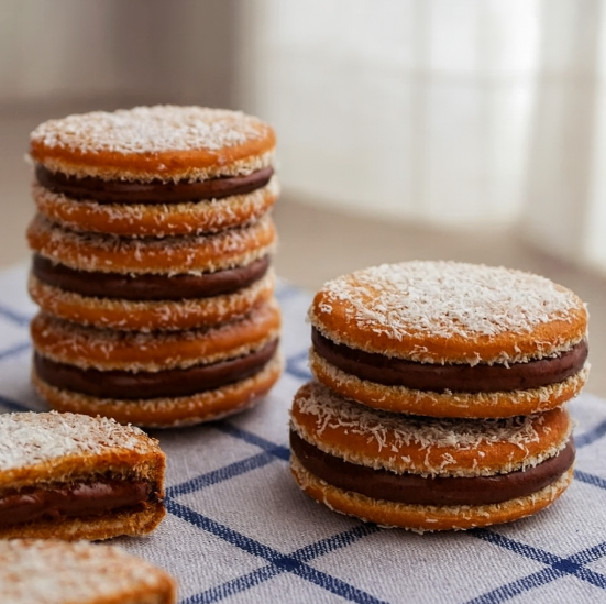 Sándwiches de galleta. Receta de galletas rellenas de crema