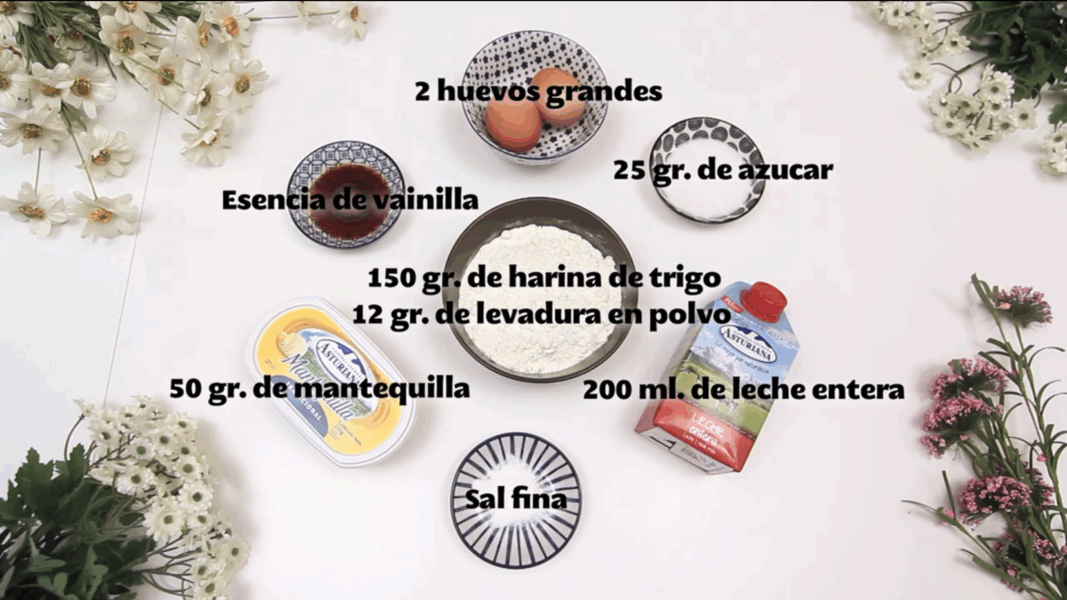 Cómo hacer tortitas: ingredientes