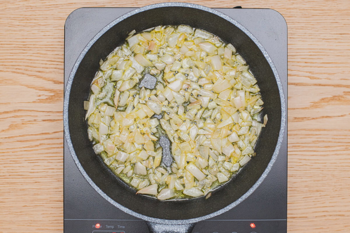 Risotto de pollo y setas