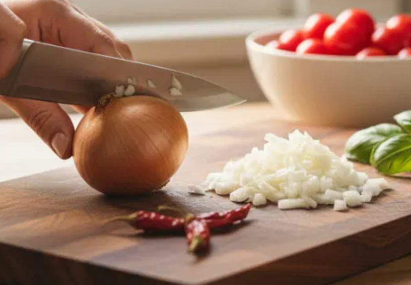 Salsa italiana calabresa. Receta picante para pasta o carne