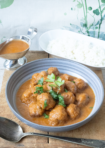 Albóndigas al vino en olla exprés