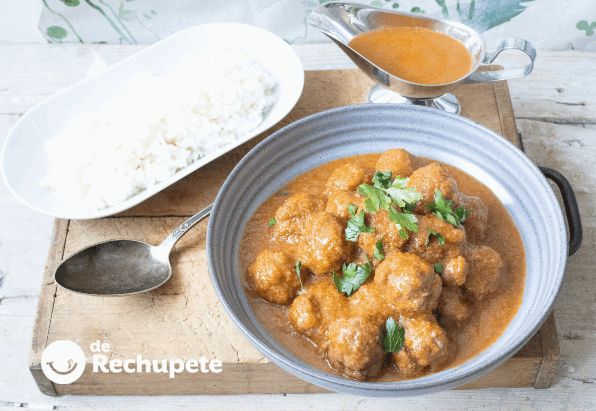 Albóndigas al vino en olla exprés