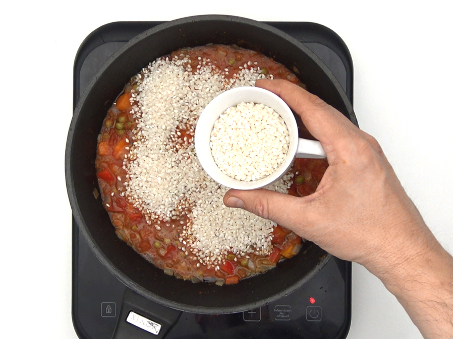 Arroz a la jardinera