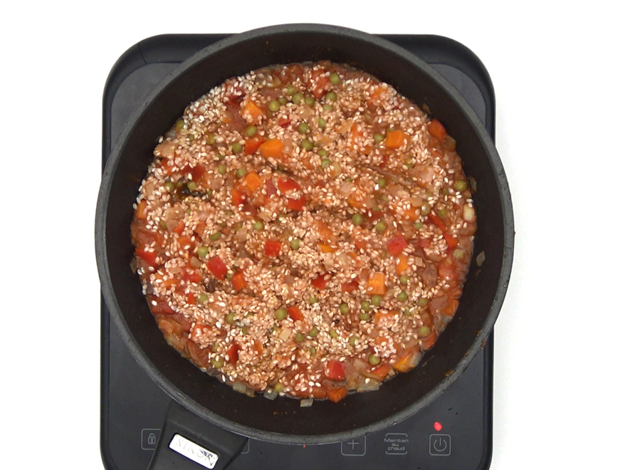 Arroz a la jardinera