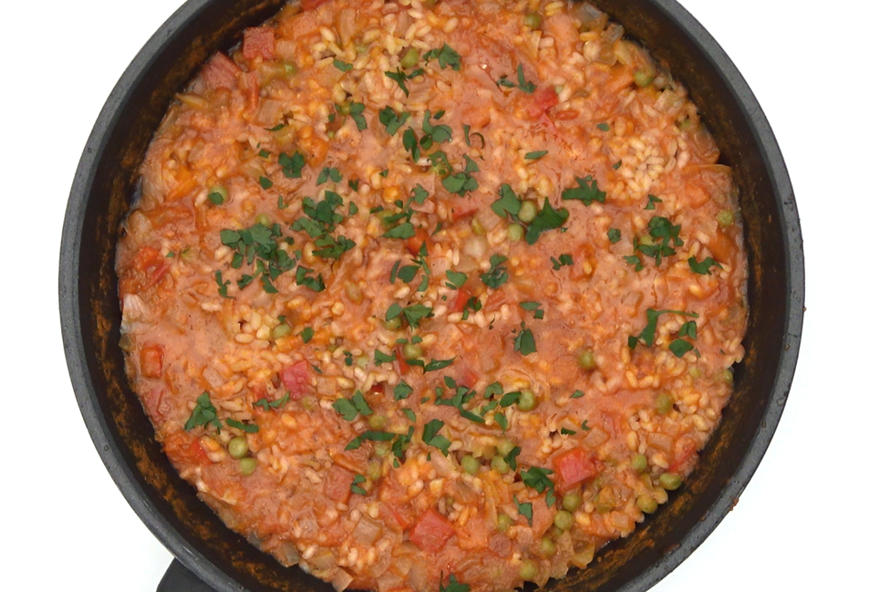 Arroz a la jardinera