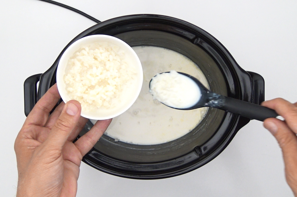 Arroz con leche en olla lenta o Crock-Pot
