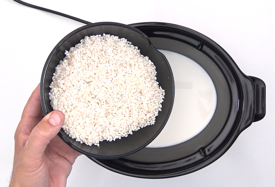 Arroz con leche en olla lenta o Crock-Pot