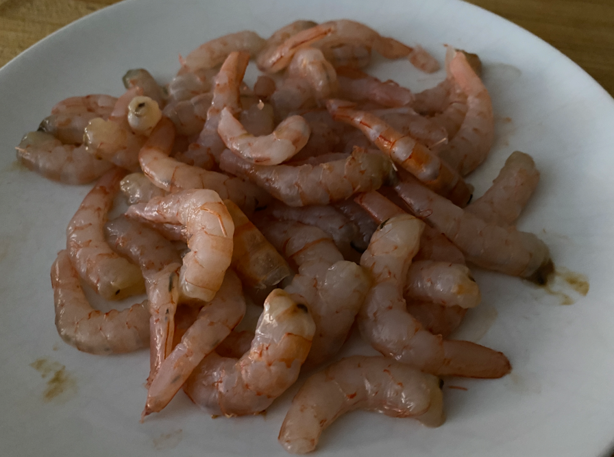 Calamares rellenos de gambas
