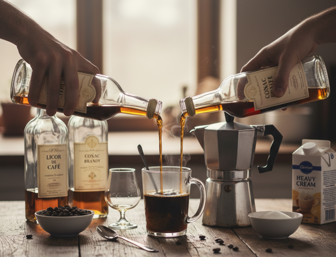 Cóctel café Royal