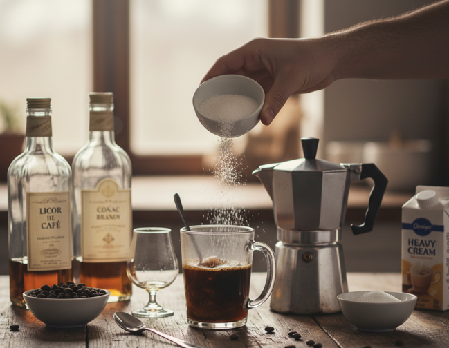 Cóctel café Royal