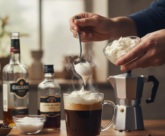 Cóctel café Royal