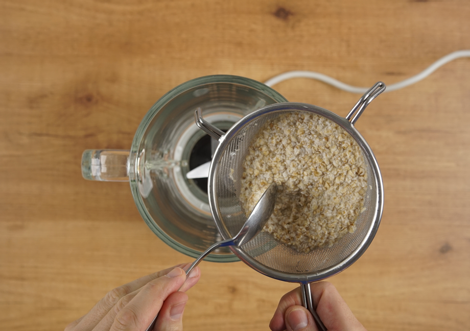 Leche de avena casera