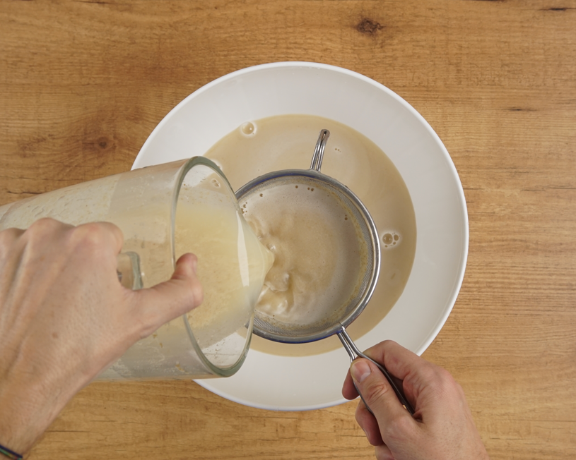 Leche de avena casera