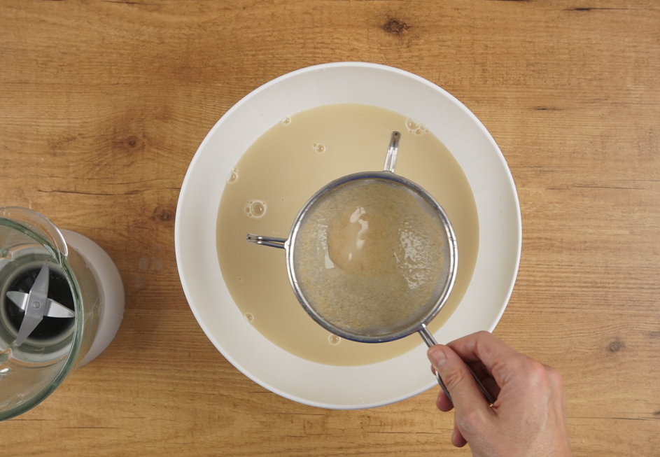 Leche de avena casera