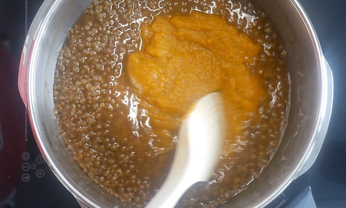 Lentejas en olla exprés