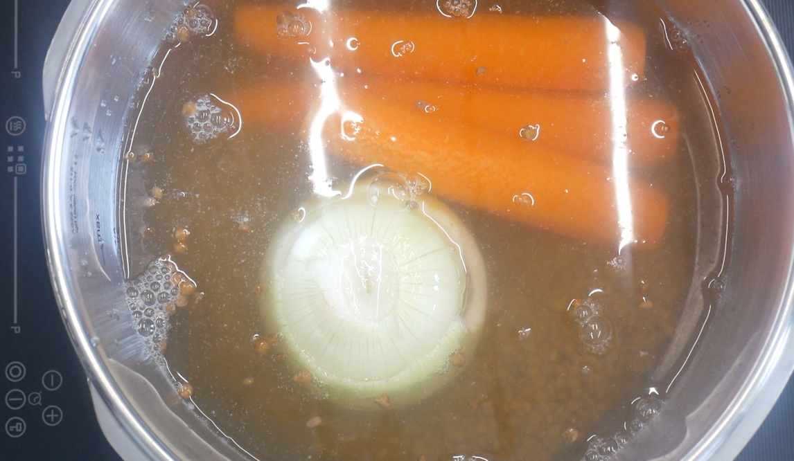 Lentejas en olla exprés