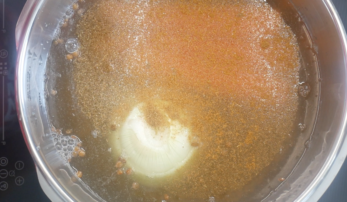 Lentejas en olla exprés