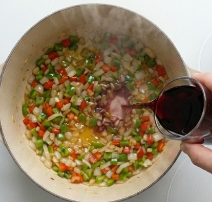 Magro de cerdo con tomate