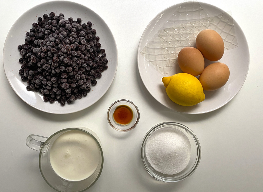 Mousse de arándanos
