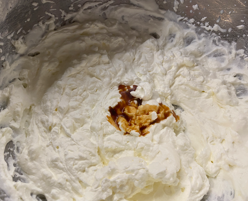 Mousse de arándanos