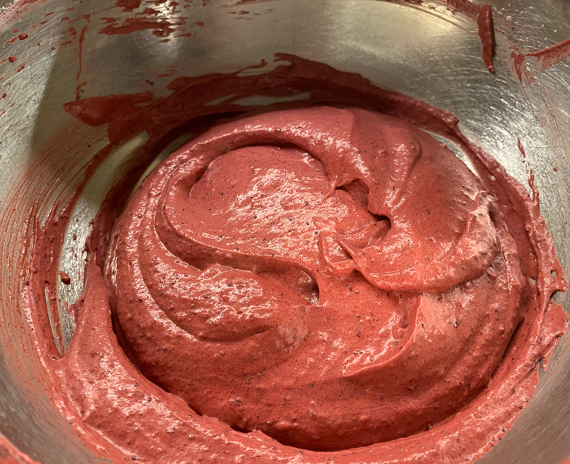 Mousse de arándanos