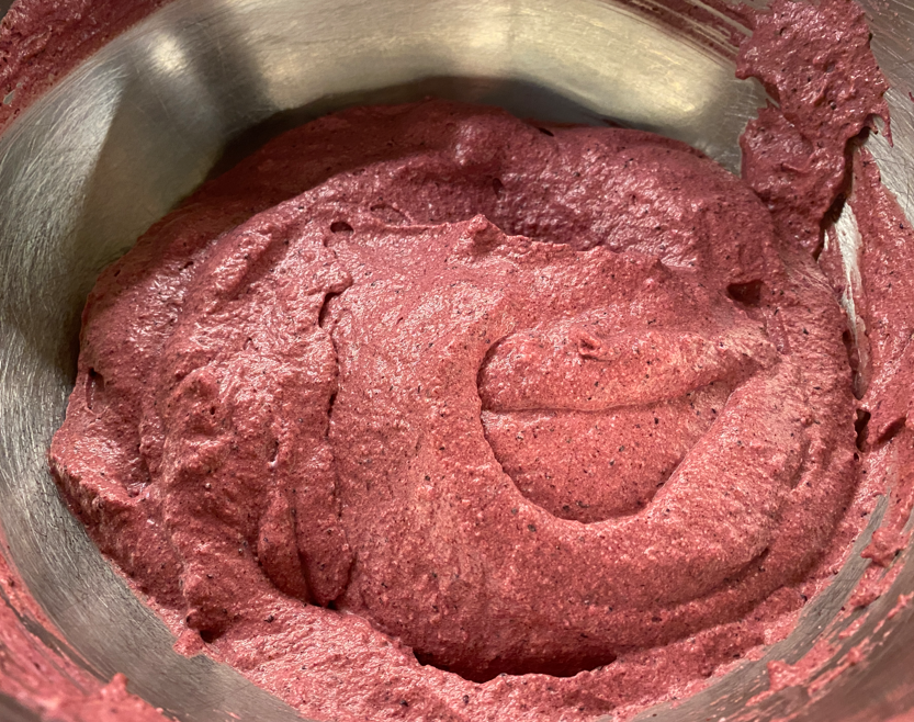 Mousse de arándanos