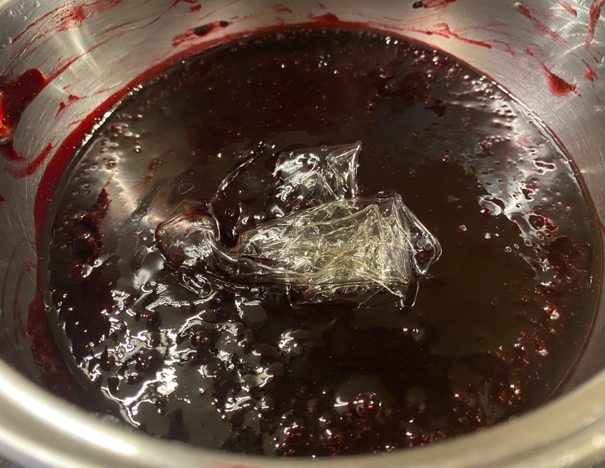Mousse de arándanos