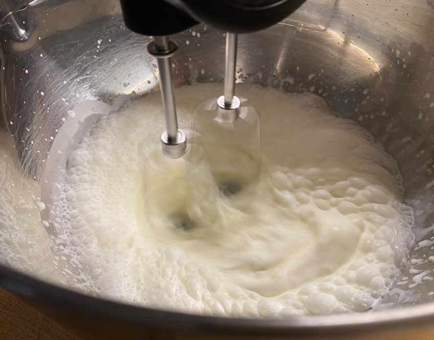Mousse de arándanos