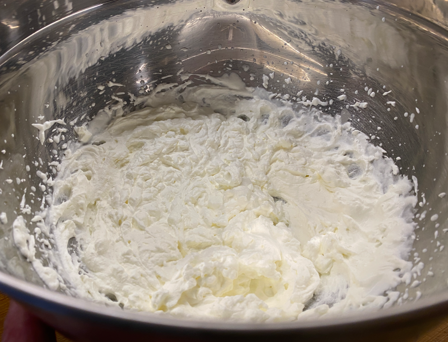 Mousse de arándanos