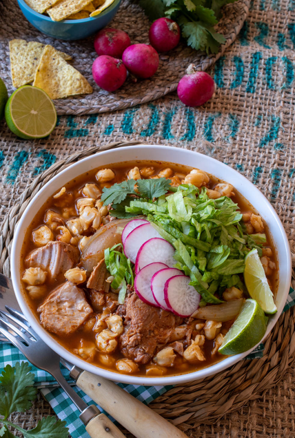 Pozole o cocido mexicano
