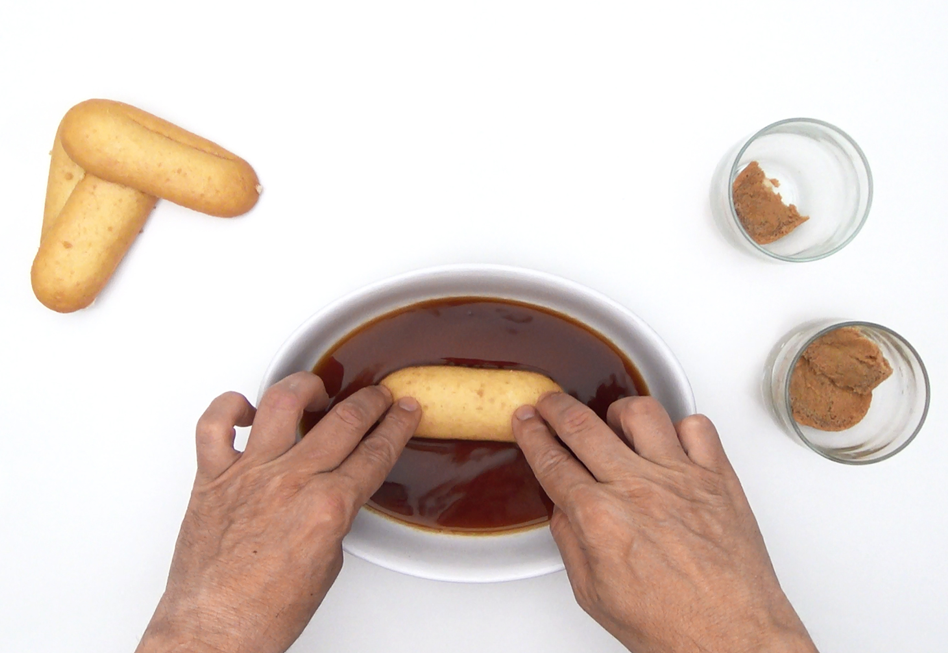 Tiramisú en vasitos