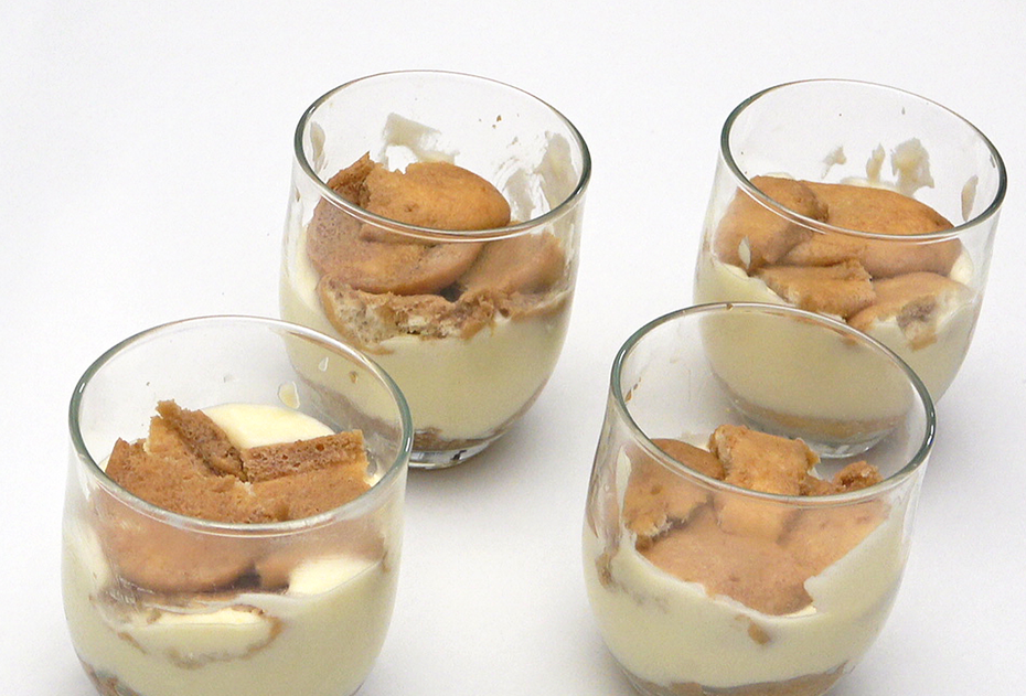Tiramisú en vasitos