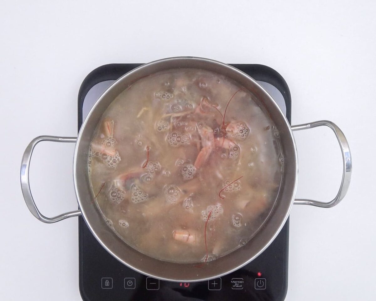 Arroz caldoso de marisco paso 10