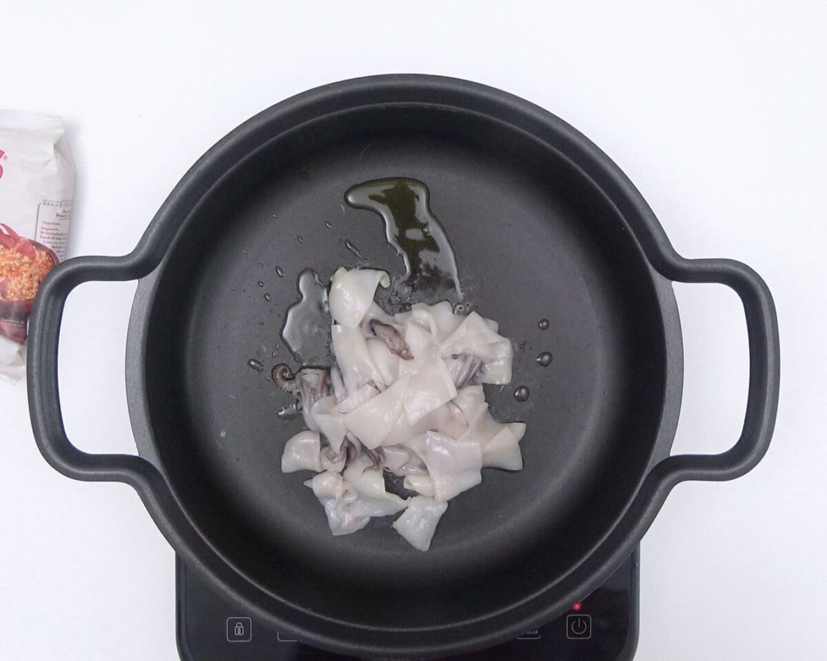 Arroz caldoso de marisco paso 15