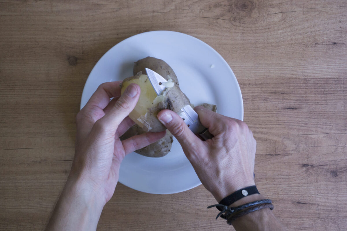 Bombas de patatas y carne paso 8