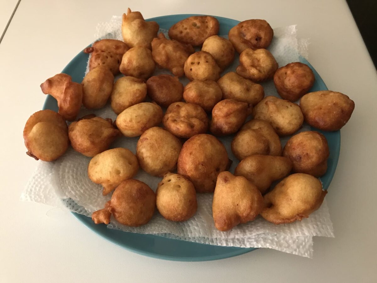 Buñuelos de membrillo paso 10
