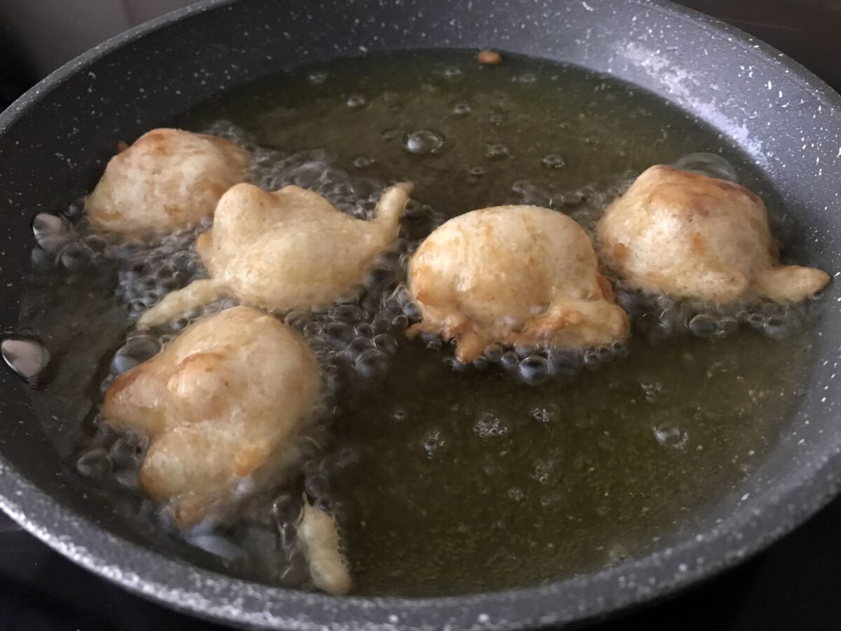 Buñuelos de membrillo paso 9