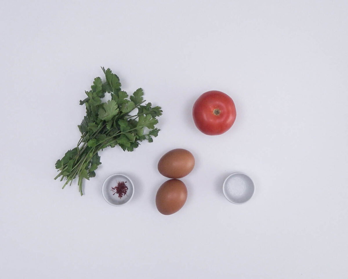 Caldo de papas, arroz y cilantro paso 1