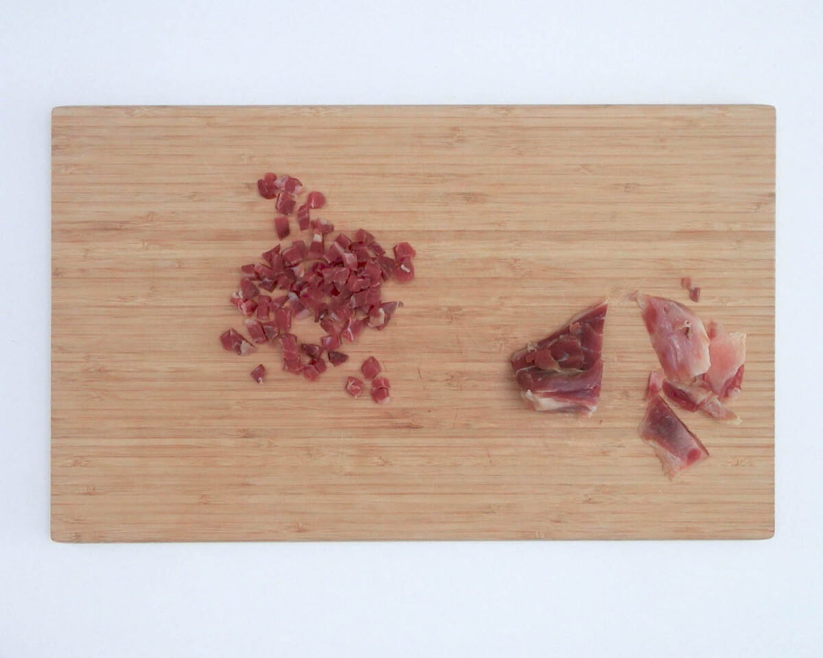 Ensalada de arroz con tomate y jamón paso 3
