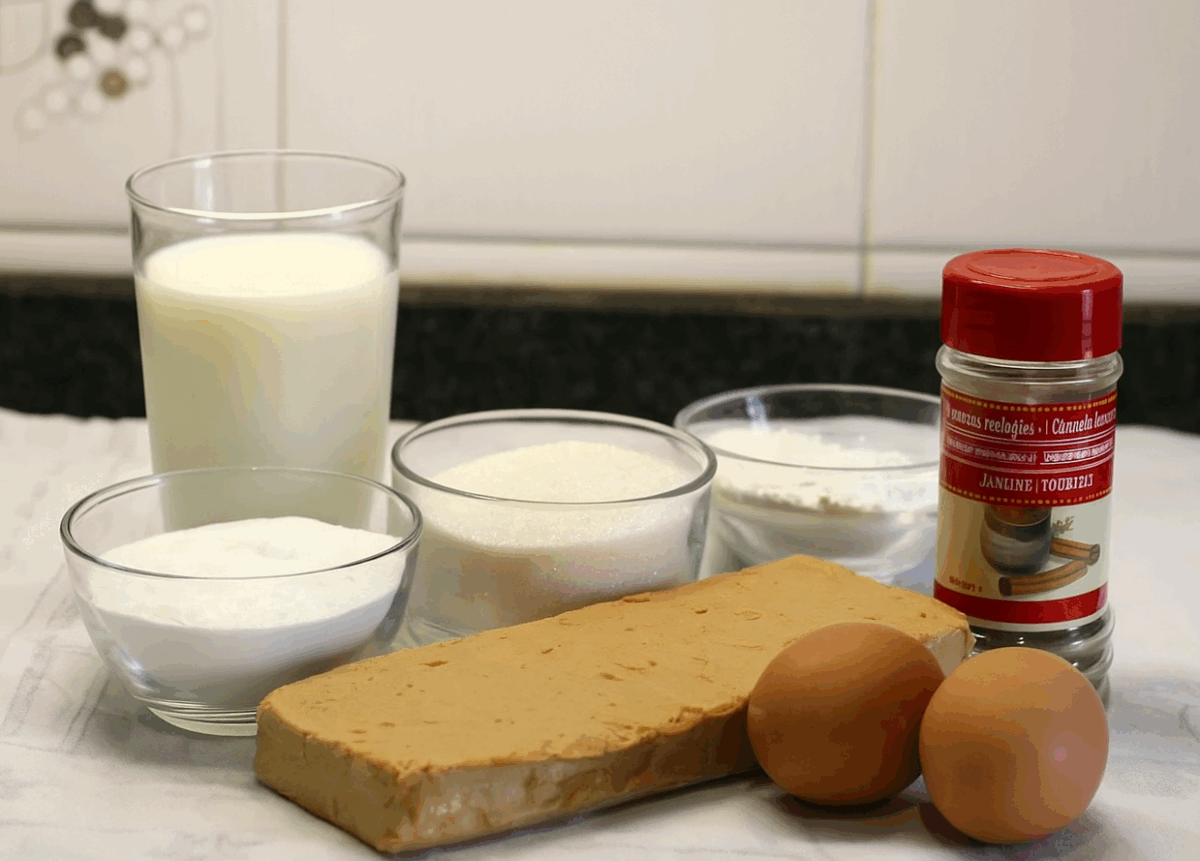 Leche frita con turrón de Jijona