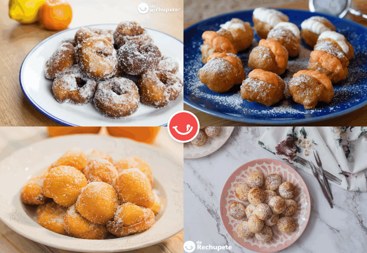 Las mejores recetas de buñuelos dulces. Más de  ideas para triunfar en casa