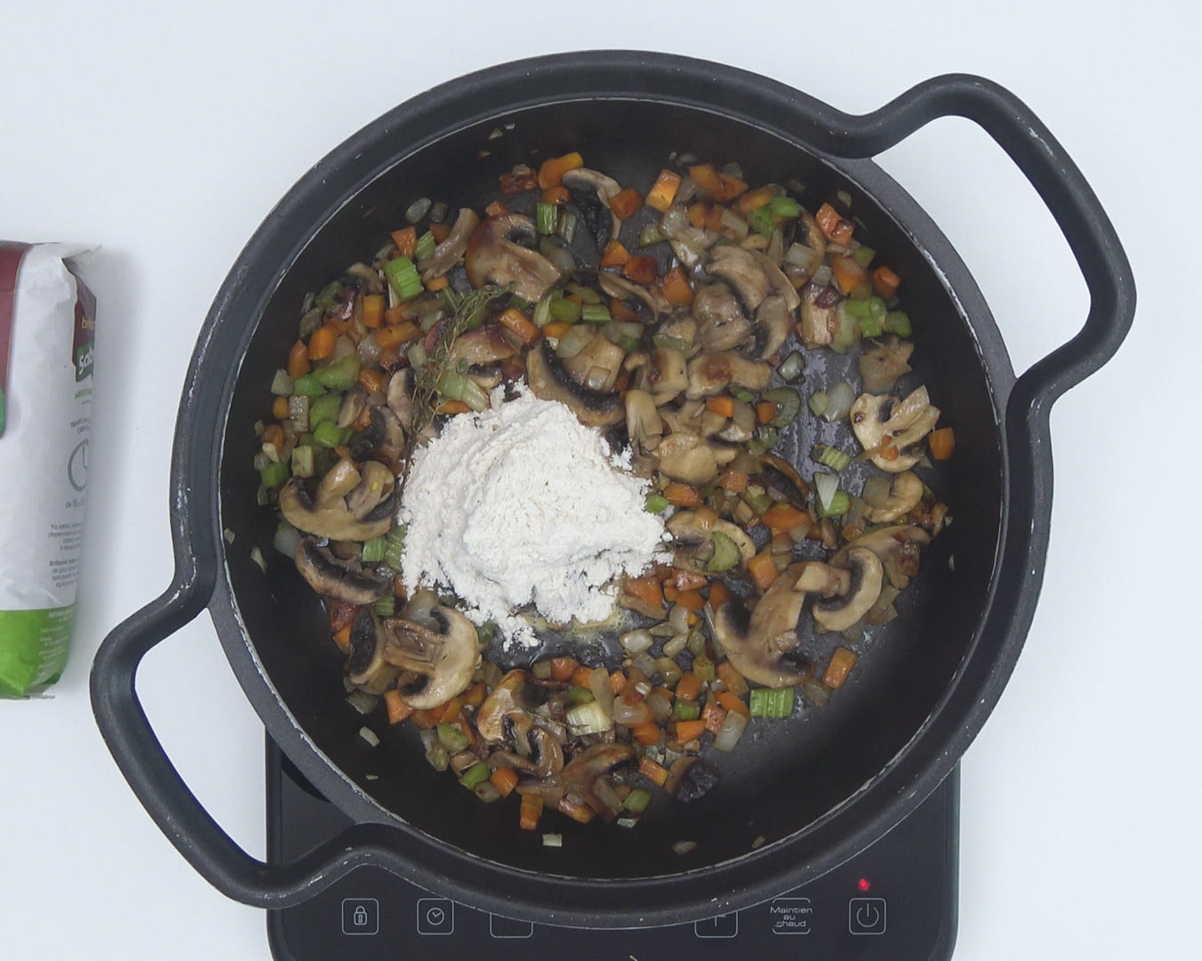 Pastel de pollo y arroz paso 16